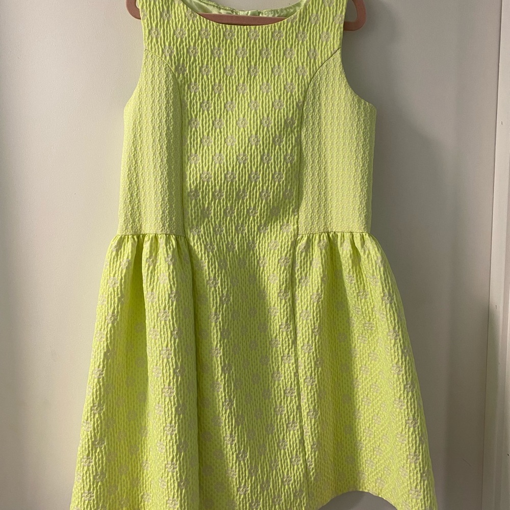 Cat & Jack neon yellow girls dress size 7/8